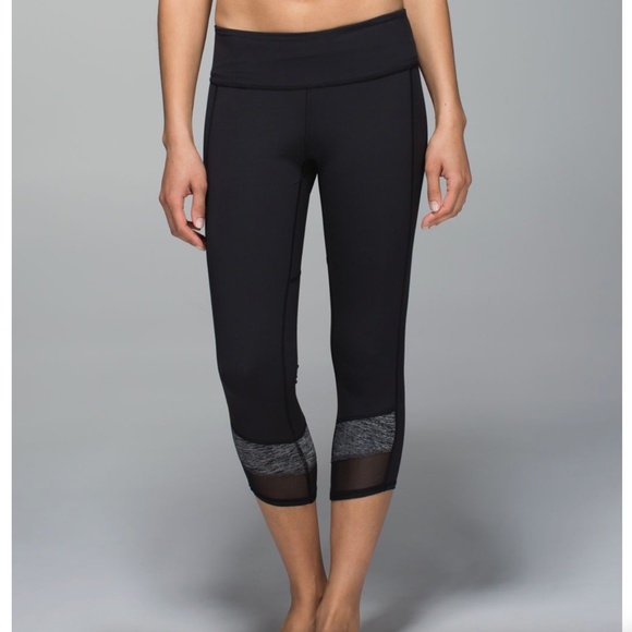 lululemon athletica Pants - Lululemon If You're Lucky Crop Leggings Full-On Luxtreme
